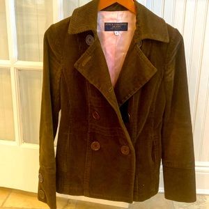 Juicy couture, jeans, brown corduroy jacket